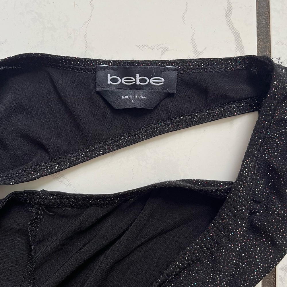 Bebe vintage rhinestone glitter dress - Picture 4 of 6